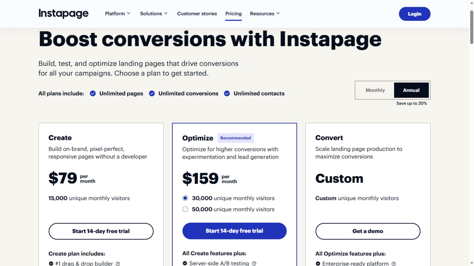 Instapage Review instapage-review