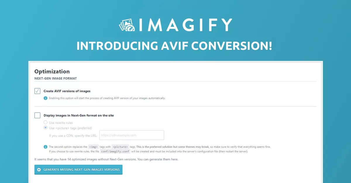 Imagify AVif imagify-avif