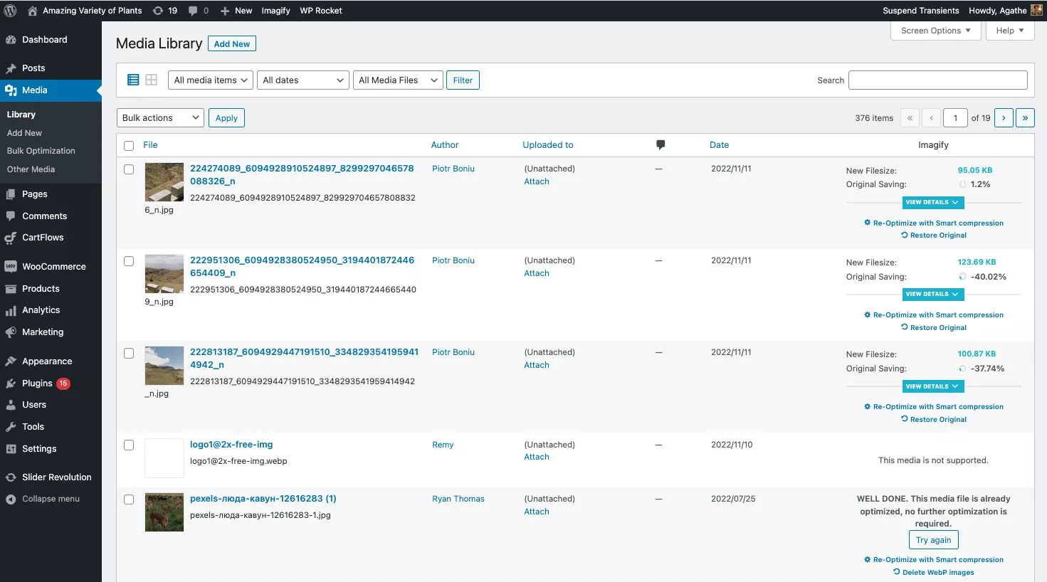 Plugin Media List plugin-media-list